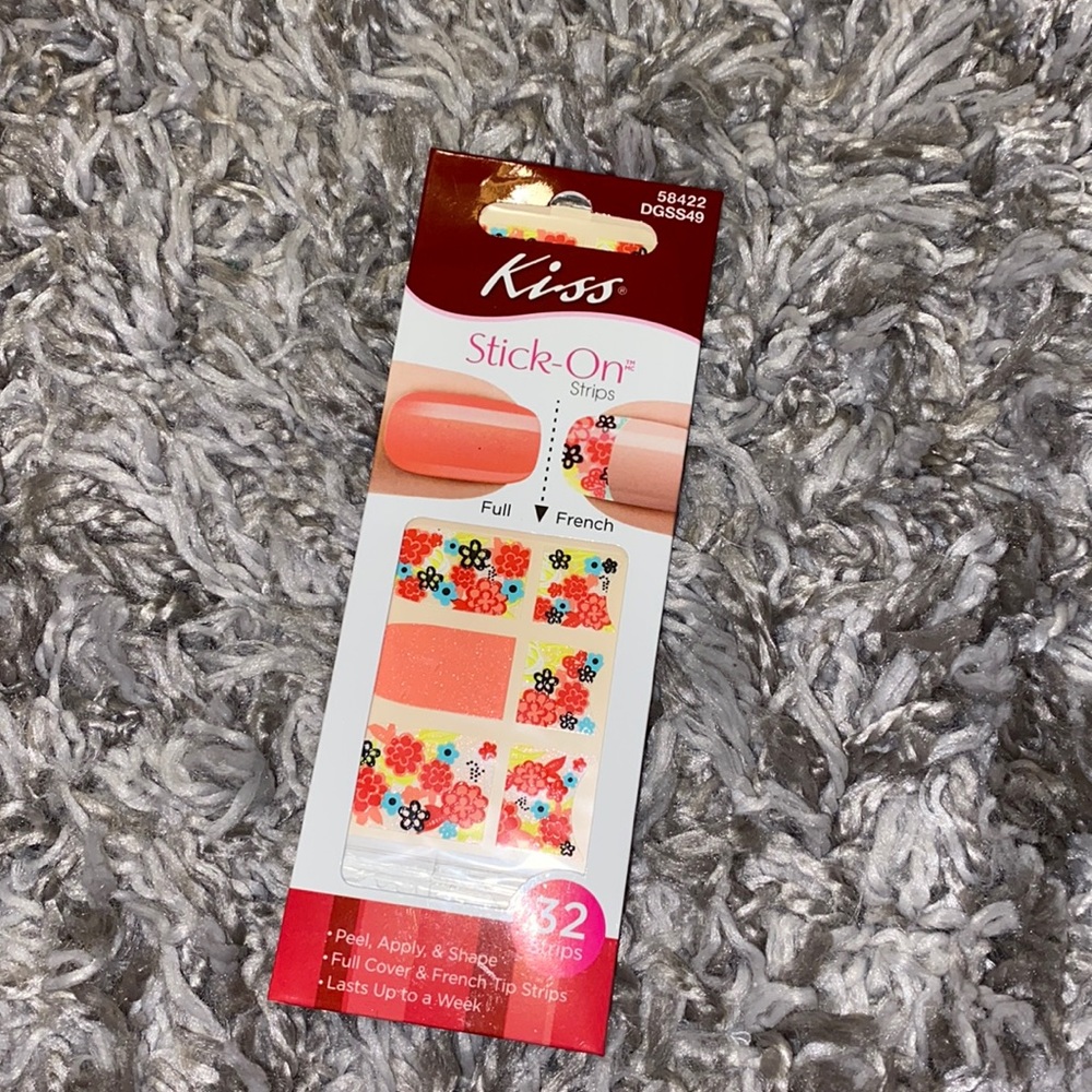 Stick-on nail strips
